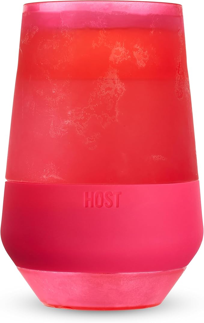 Host Freeze XL Cooling Cup in Double Walled Insulated Freezable Drink Chilling Tumbler with Freezing Gel, 12 Ounces - Set of 4 Vivid Tinted