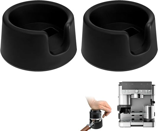 2Pcs Tamper Base for Ninja Luxe, Ninja Espresso ES601/ES701, Anti-Slip Silicone Portafilter Holder for Ninja, Coffee Accessories for Ninja Espresso Machine