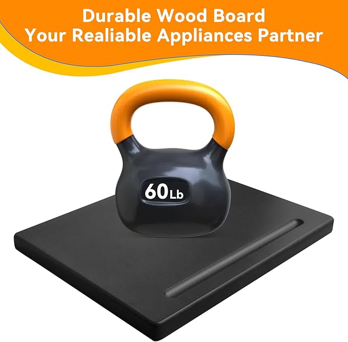 Wood Appliance Slider with 360' Wheels, 13"D x 16"W Sliding Tray for Coffee Maker & Heavy Kitchen Appliances,Countertop Appliance slider for Kitchen Appliance, Premium Wood Rolling Tray,No Assemble