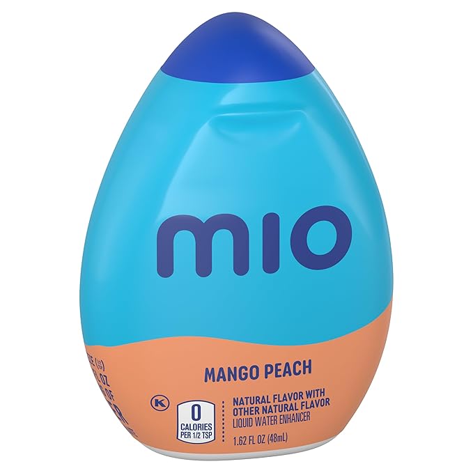 Mio Liquid Water Enhancer, Mango Peach, 1.62 OZ, (Pack of 5)