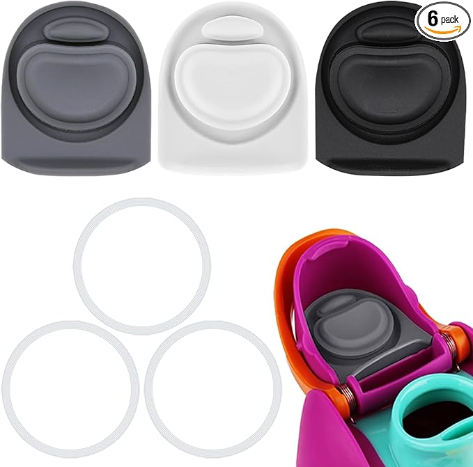 3 Sets Replacement Seal Gasket Stoppers for Owala Freesip Cap Mouth,Silicone O Sealing Ring Parts Water Bottle Top Lid Accessories for Owala Freesip 16/19/24/32/40oz 3p1-a06
