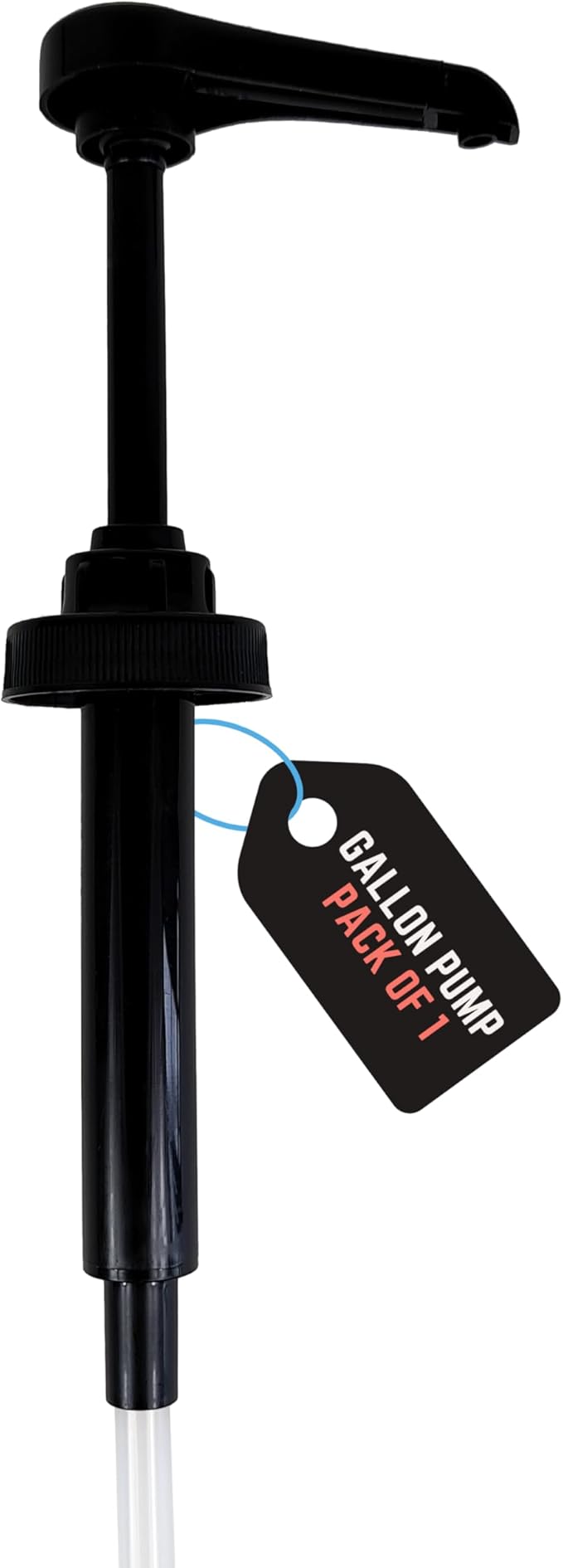 Pump for Gallon Jug & 5 Gallon Bucket, Leakproof Heavy Duty Pump Dispenser for Laundry Detergent, Shampoo, Soap, Oil, Snow Cone Syrup, Popcorn Butter, Commercial Household Industrial Use (1pc Black)