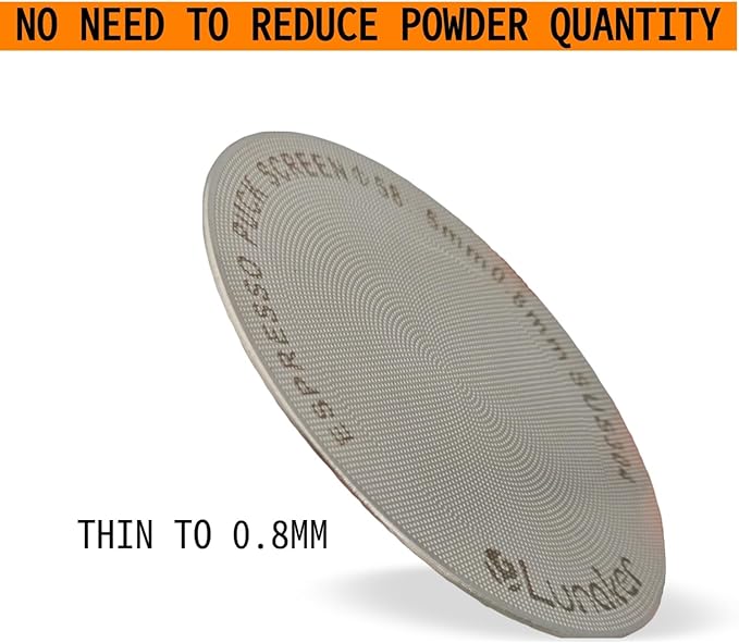 54mm Espresso Puck Screen - Metal Contact Screen for Espresso 54mm Portafilter Basket