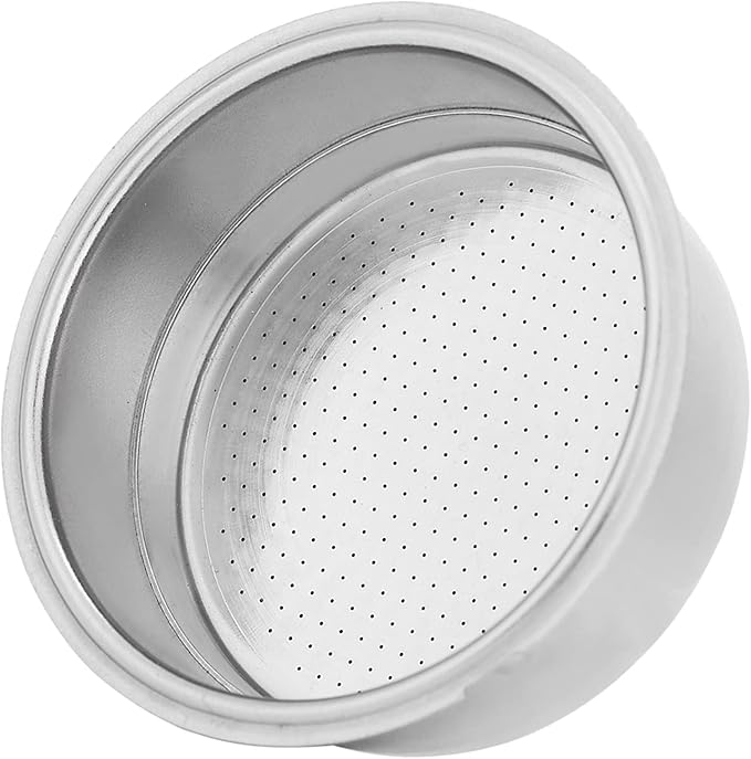 51mm Espresso Filter for 3700 Essential, Double Cup Filter Basket Compatible for CASABREWS Espresso Machine 3700Essential, Double Layer Pressurized Coffee Filter Fits 51mm Portafilter with Circlip