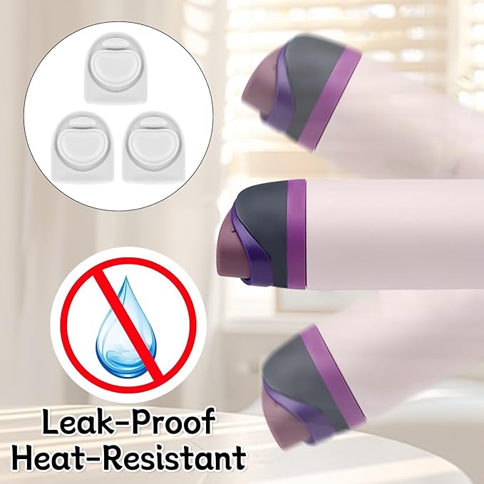 3pcs Replacement Rubber Stopper Seal Compatible with Owala FreeSip 24oz 32oz,Water Bottle Lid Cap Silicone Seal Parts for Owala 16/19/24/32/40oz Spout Gasket Mouthpiece Piece Accessories F2