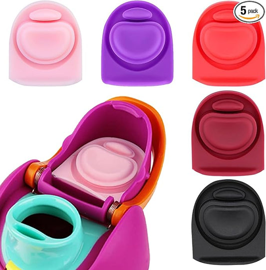 5pcs Replacement Stopper Seal Compatible with Owala FreeSip 24oz 32oz,Water Bottle Lid Insert Cap Rubber Seal Parts for Owala 16/19/24/32/40oz Spout Gasket Mouth piece Accessories F2