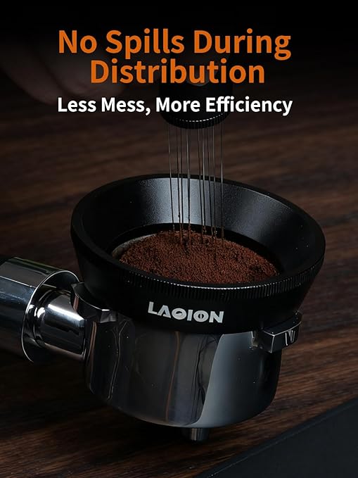 LAOION 54mm Dosing Funnel, Espresso Tools Easy Clean Design with Magnetic, Espresso Dosing Funnel Fits for 54mm Breville Portafilter for Barista