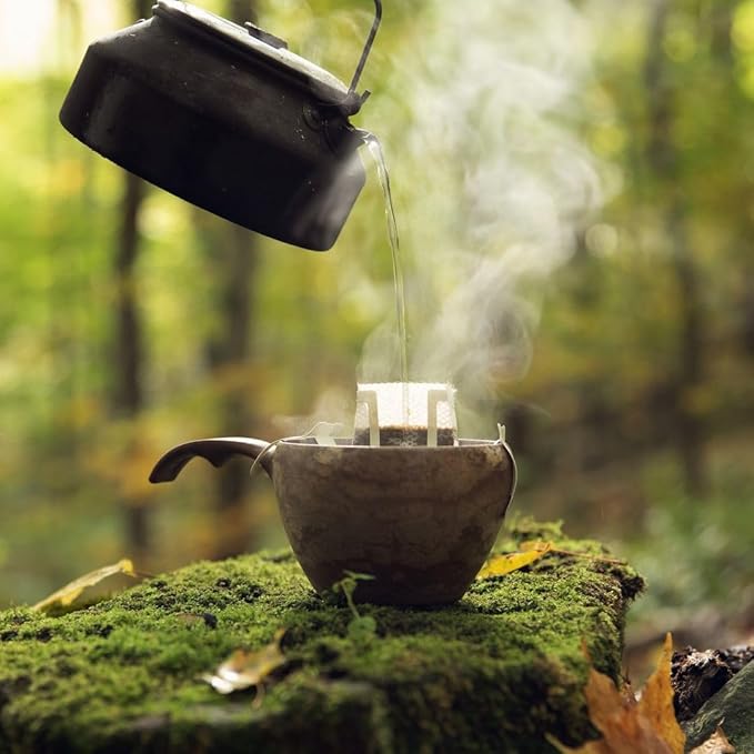 Tribo Coffee Single-Serve Portable Pour Over Drip Coffee - Ethiopia - 10 Servings (Light Roast)