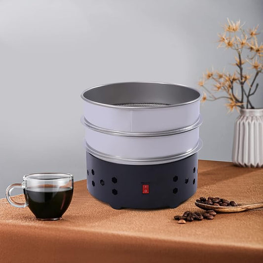 Coffee Bean Cooler 1.3lb Electric Coffee Roasting Cooling Machine 600g Double Layer Collect Coffee Chaff For Home Cafe Roasting Cooling