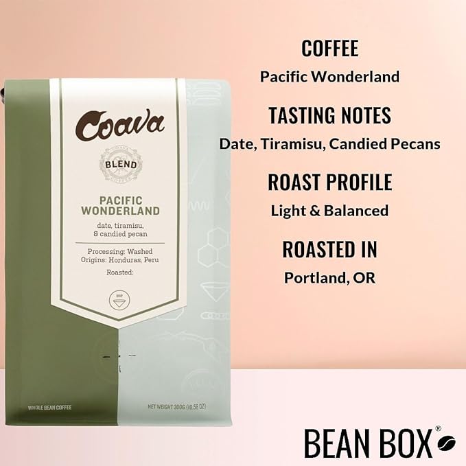 Bean Box Sampler - Roasted by Coava Roasters, 3-Pack, Whole Bean Coffee, Gourmet Coffee