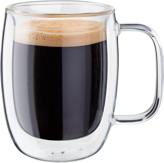 ZWILLING Sorrento Plus 2-pc Double-Wall Glass Double Espresso Mug Set