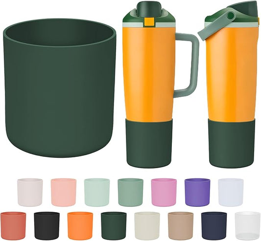 Silicone Higher Boot Compatible with Owala 30oz & 40oz FreeSip Sway Bottles & Tumblers, Large Protection Anti-slip Bottom Cover Sleeve for Freesip Sway Tumbler and Bottle
