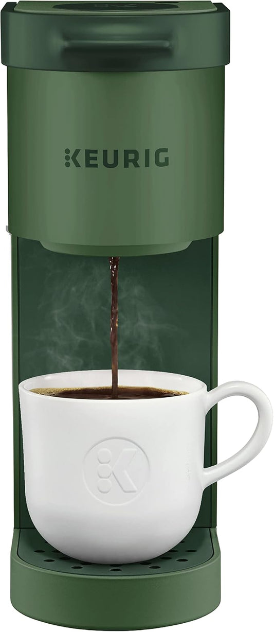 Keurig K-Mini Single Serve K-Cup Pod Coffee Maker, Featuring An Ultra-sleek Design, Evergreen