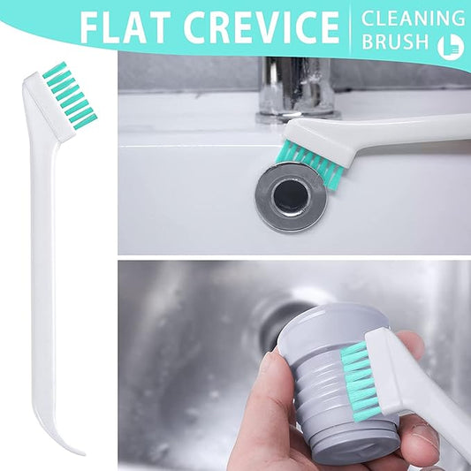 Small Cleaning Brushes Set, 4 pcs Crevice Household Cleaning Tool for Window Track Groove Sliding Door Bottle Gaps Humidifier Baseboard, Tiny Detail Scrub Cleaner Tool Gadget Kitchen Bathroom Set