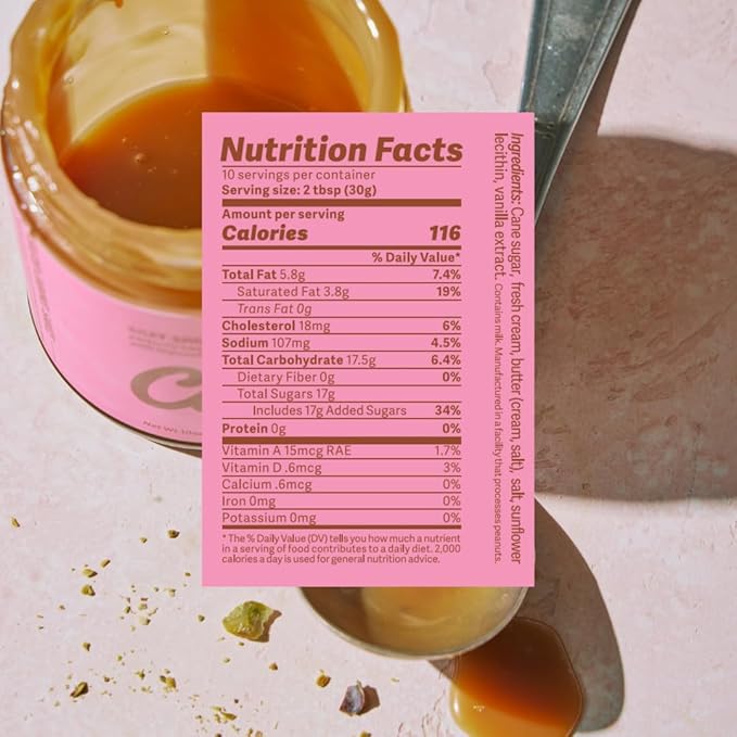 Coop's Salted Caramel Sauce: Rich and Buttery, Gourmet, All Natural, Handcrafted, Gluten Free, Non-GMO, Ice Cream Toppings, Desserts, 2-Pack, 10 Ounce Each