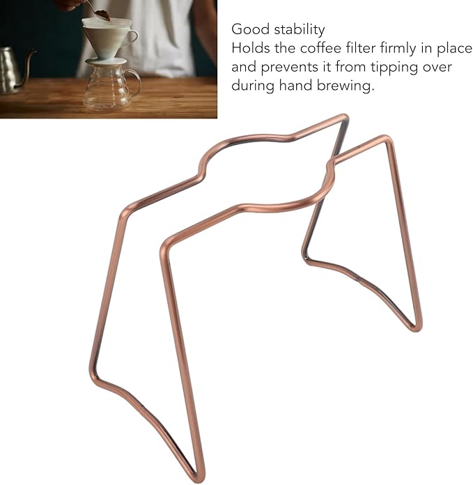 Coffee Dripper Stand, Pour Over Coffee Dripper Stand, Iron Filter Holder Rack Drip Coffee Brewing Stand for Home Cafe Office