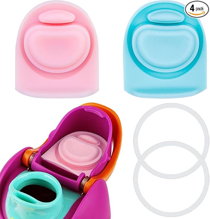 2 Sets Replacement Rubber Stopper and O Ring Gasket Compatible with Owala FreeSip 24oz 32oz,Water Bottle Lid Insert Cap Seal Parts for Owala 16/19/24/32/40oz Mouthpiece Accessories B2S9