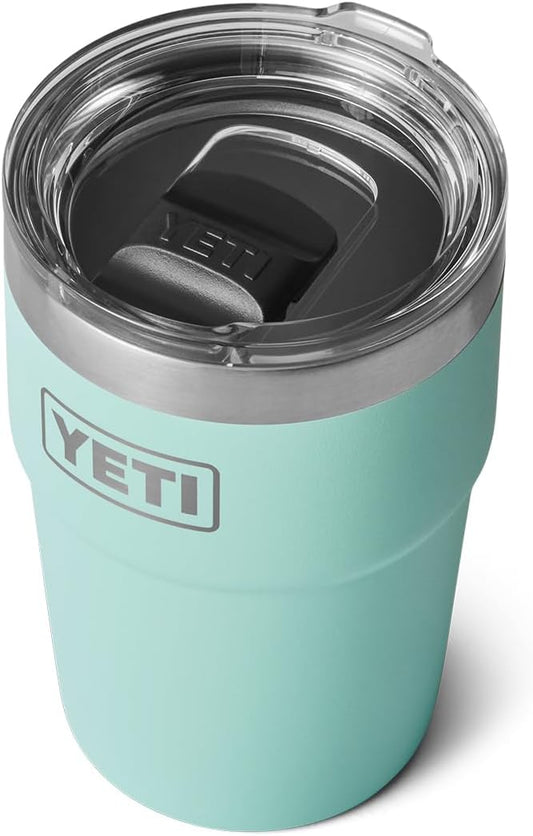 YETI Rambler 16 oz Stackable Tumbler, Vacuum Insulated, Stainless Steel with MagSlider Lid | Stackable, MagSlider Lid, Stackable, MagSlider Lid, Vacuum Insulated, Vacuum Insulated