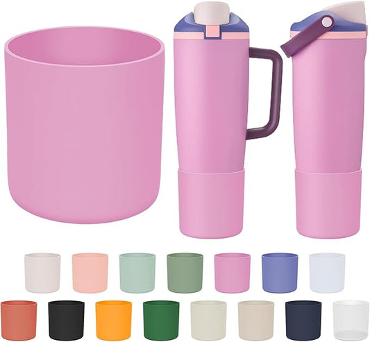 Silicone Higher Boot Compatible with Owala 30oz & 40oz FreeSip Sway Bottles & Tumblers, Large Protection Anti-slip Bottom Cover Sleeve for Freesip Sway Tumbler and Bottle