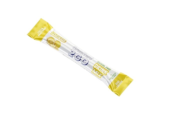 GramZero 2GO Sticks - Lemonade, Zero Calorie Sugar Free Drink Mix, Stevia Sweetened, Great For Nutrition Club Loaded Tea To Go Kits