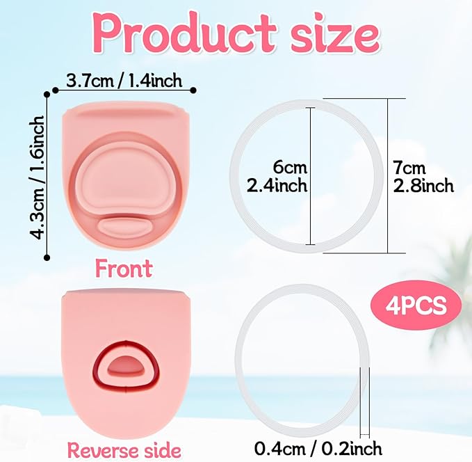 4 Sets Replacement Stopper and Ring Compatible with Owala FreeSip 24oz 32oz,Water Bottle Top Gasket Lid for Owala 16/19/24/32/40oz Seal Bottle Mouth Cap Stopper Silicone Parts Accessories (Pink)