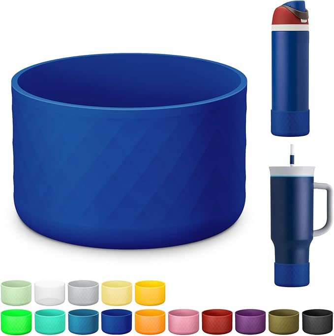 Silicone Boot for Owala Water Bottle 24 oz 32 oz 40 oz, Anti-Slip Protective Sleeve for FreeSip/Twist/Flip Stainless Steel Water Bottles Accessories