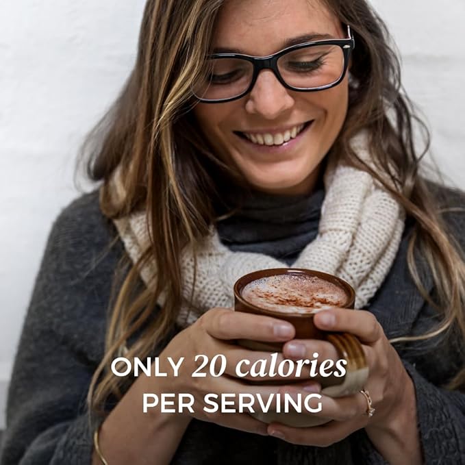 NOMU Skinny 60% Cocoa Hot Chocolate | 20 Calories only, Keto Diet Drink, Low GI, High Protein (2.2lb Bulk Bag)