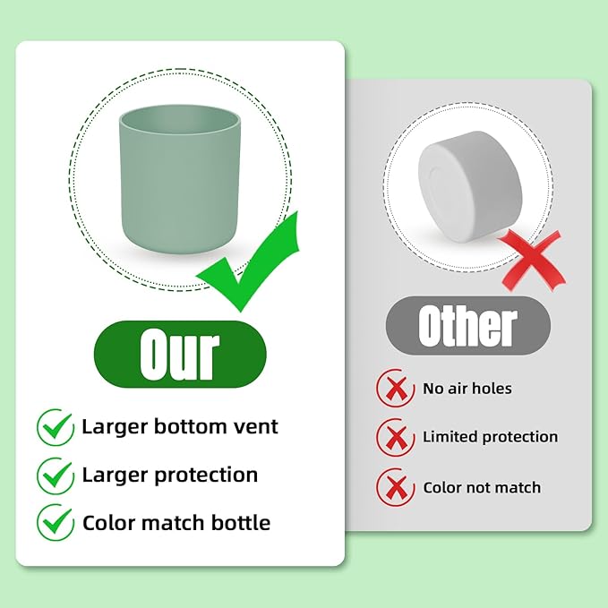 Silicone Higher Boot Compatible with Owala 30oz & 40oz FreeSip Sway Bottles & Tumblers, Large Protection Anti-slip Bottom Cover Sleeve for Freesip Sway Tumbler and Bottle