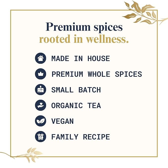 The Chai Box Top Selling Loose Leaf Tea Gift Set - Featured in Oprah's Favorite Things | 3-Flavor Caffeinated Chai Tea Gift Box with Stainless Steel Steeper (3 Pack) | Small Batch Loose Leaf Tea with Whole, Premium Spices