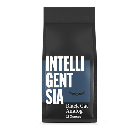 Intelligentsia Coffee, Medium Roast Whole Bean Coffee, 100% Arabica Coffee - Black Cat Analog Espresso 12 Ounce Bag