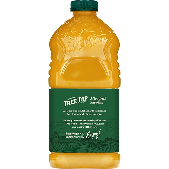 Tree Top Pineapple Orange Juice, 64 Fl Oz (Pack of 1)