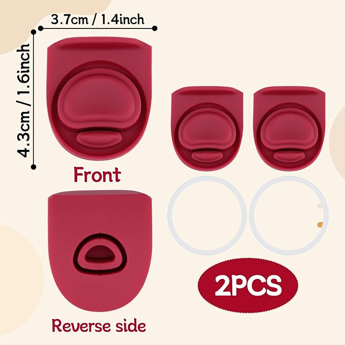 2 Sets Replacement Stopper and O Ring Gasket Compatible with Owala FreeSip 24oz 32oz,Water Bottle Lid Insert Cap Rubber Seal Parts for Owala 16/19/24/32/40oz Mouthpiece Accessories F5