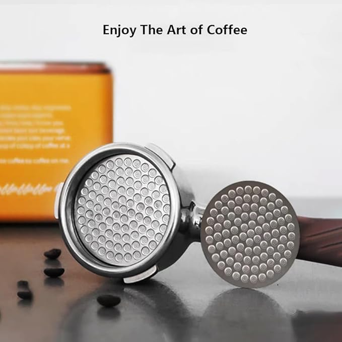 Dual Layer Espresso Puck Screen Reusable Uniform Flow Control Coffee Filter Mesh Plate for Espresso Portafilter Basket