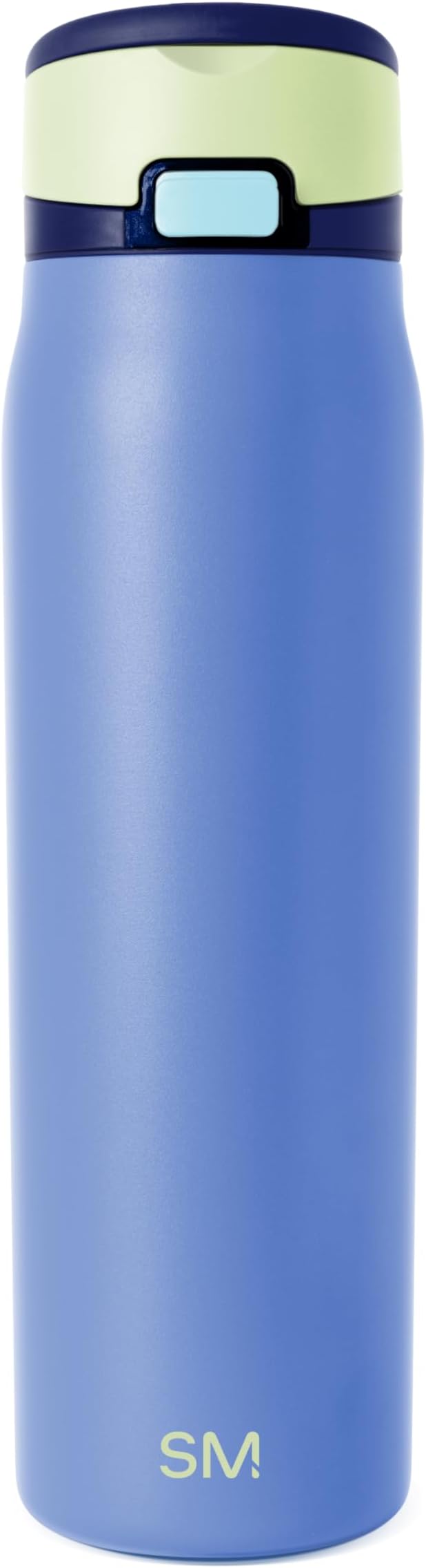 Simple Modern Mesa Loop Water Bottle with Covered Straw and Handle | 30oz Cup Holder Friendly Insulated Stainless Steel Bottles for Travel, Sports and School | Neptune