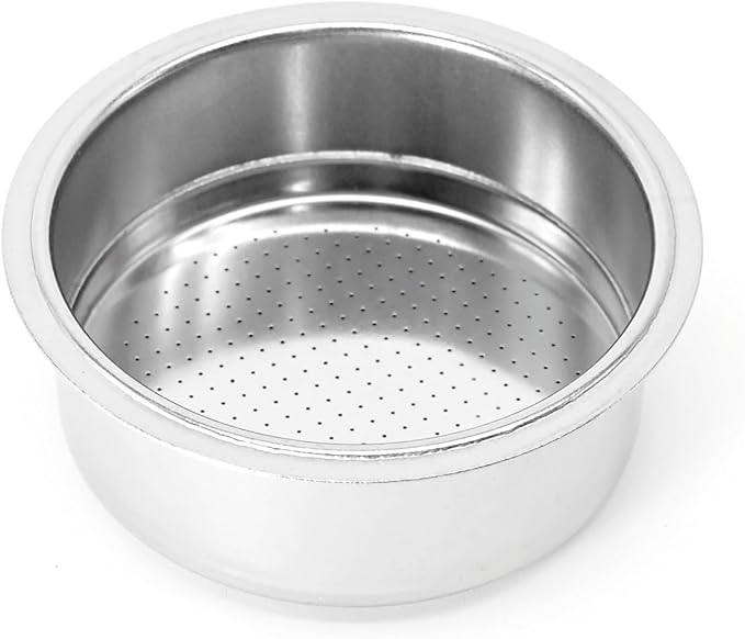 Algasan 51mm Pressurized Espresso Filter Basket 2 cup/double shot Compatible with CUISINART EM100 Breville Cafe Roma ESP8/ESP6/800ES/BES200/250/400/800/820/830 coffee machine