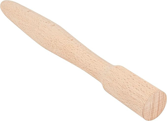 Restaurantware Bar Lux 9.75 Inch Cocktail Muddler 1 Break-Resistant Drink Muddler - Streamlined Design Durable Natural Wood Bar Muddler Crush Herbs Spices And Berries