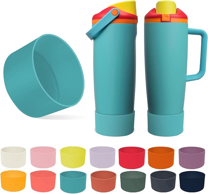 Silicone Boot for Owala 30oz & 40oz FreeSip Sway Bottles & Tumblers - Non-Slip, Scratch-Resistant, Stability Enhancer, Available in 12 Colors (Summer sweetness)