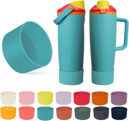 Silicone Boot for Owala 30oz & 40oz FreeSip Sway Bottles & Tumblers - Non-Slip, Scratch-Resistant, Stability Enhancer, Available in 12 Colors (Summer sweetness)