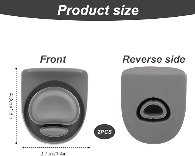 2pcs Replacement Stopper Compatible with Owala FreeSip 24oz 32oz, Water Bottle Top Lid for Owala 16/19/24/32/40oz Seal Bottle Cap Leak Proof Bottle Mouth Plug Parts Silicone Stopper Gasket Accessories