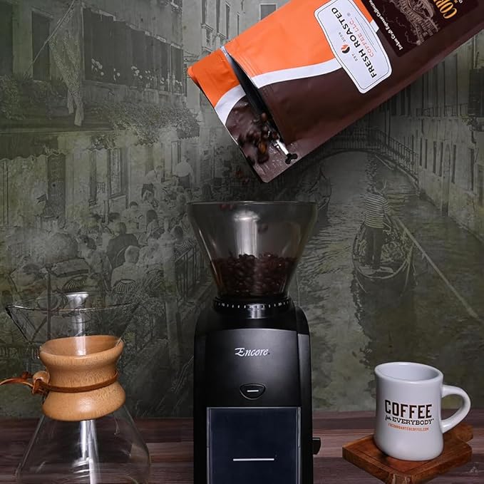 Fresh Roasted Coffee, Correggio Italian Craft Artisan Blend, 12 oz, Dark Roast, Kosher, Whole Bean