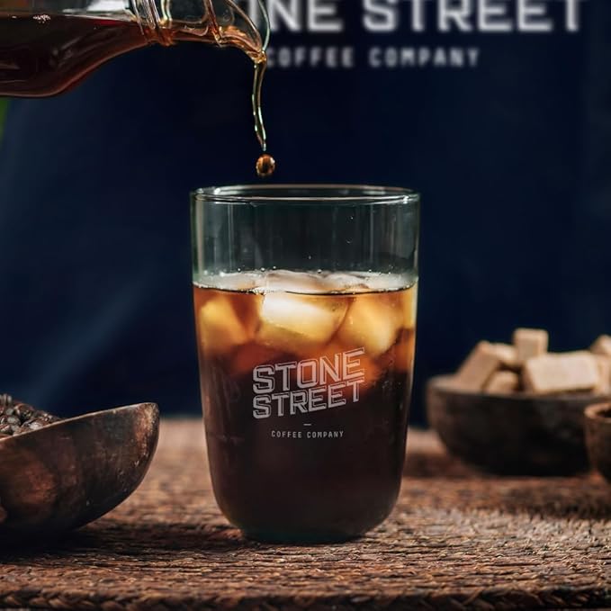 Stone Street Cold Brew Coffee, Low Acid, 100% Arabica, Gourmet Coffee - Breakfast Blend, Medium Roast, Coarse Ground, 1 LB