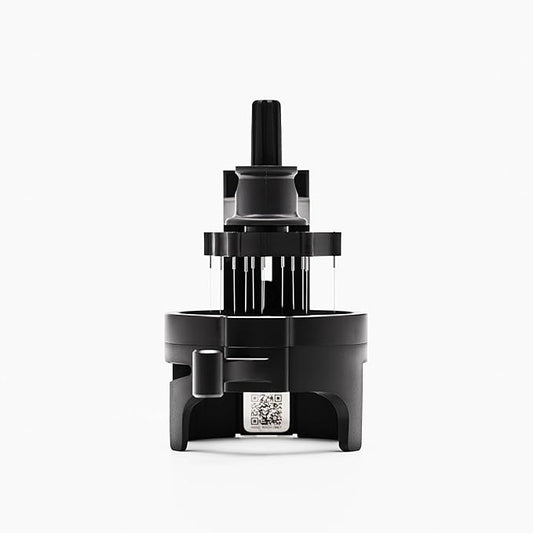 Barista Hustle Black AutoComb Espresso WDT Distribution Tool, 12 Needle Espresso Stirrer With Adjustable Needle Depth, Smooth Bearing Action, Compatible With Most 58 mm Baskets and Portafilters