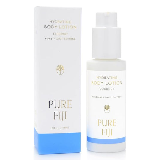 PURE FIJI Hydrating Body Lotion Travel Size, Coconut (3oz/90ml)