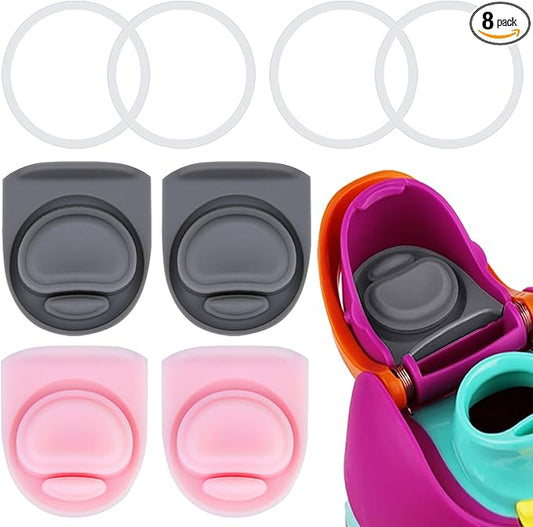 4 Sets Replacement Seal Gasket Stoppers for Owala Freesip Cap Mouth,Silicone O Sealing Ring Parts Water Bottle Top Lid Accessories for Owala Freesip 16/19/24/32/40oz 4p1-a03