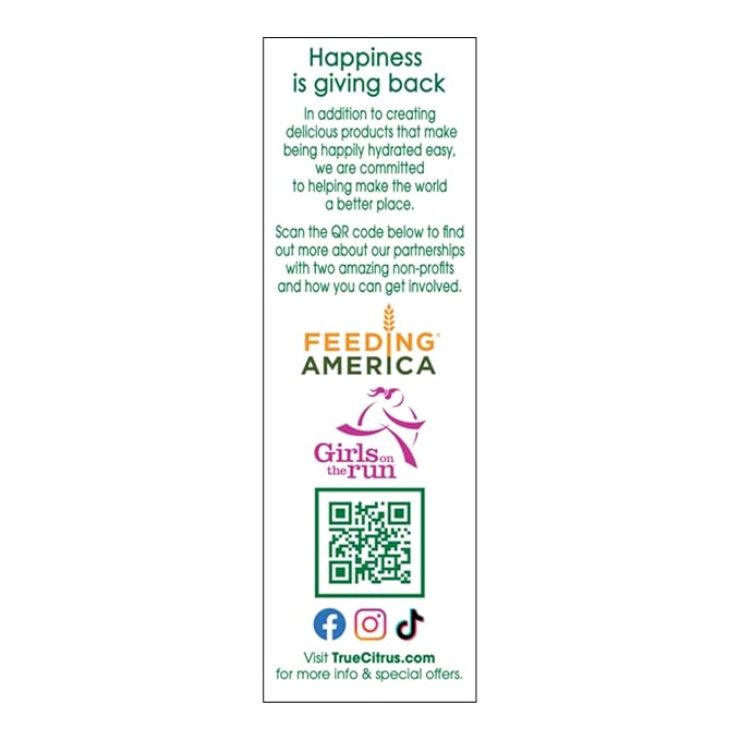 True Citrus TRUE LEMON Water Enhancer, Bulk Dispenser, 100 Count (Pack of 1), 0 Calorie Drink Mix Packets For Water, Sugar Free Lemon Flavoring Powder Packets