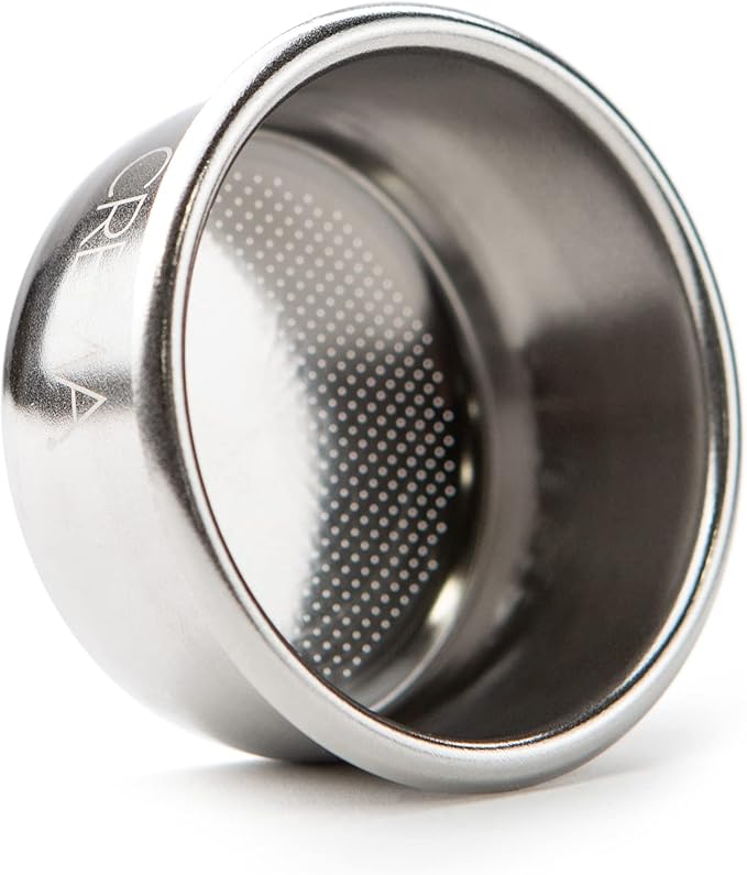Crema Coffee Products 54mm Filter Basket | Triple Shot Non-Pressurized Stainless Steel Basket | Compatible with Breville 54mm Portafilters | Precise Tapered Profile for Consistent Espresso Shots