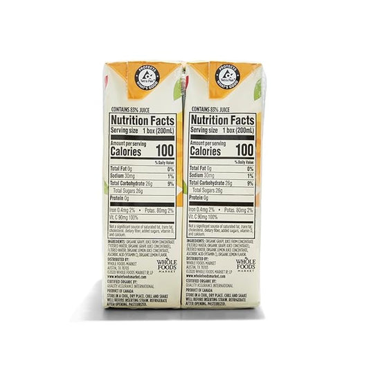 365 by Whole Foods Market, Featuring Wild Kratts, Fruit Juice Sweetened Lemonade (8-6.75 Fl Oz Boxes), 54 Fl Oz (Pack of 2)
