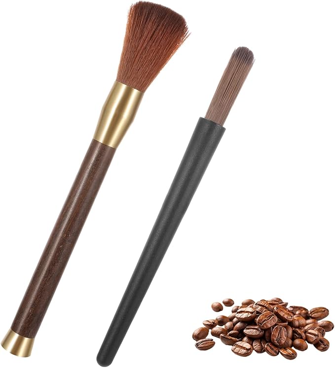 Coffee Grinder Cleaning Brush Coffee Brush Coffee Grinder Brush Cleaner with Wood Handle and Bristles Dusting Espresso Machine Brush Tool Barista Brush for Barista Home Kitchen