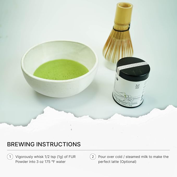 FKRO Organic Reserve Ceremonial Grade Matcha Green Tea Powder from Uji, Japan. Okumidori Single Cultivar. 1st Harvest, Single Origin, Sugar-free. Flown in Fresh from Japan Every Month (30g/1.06oz) Tin