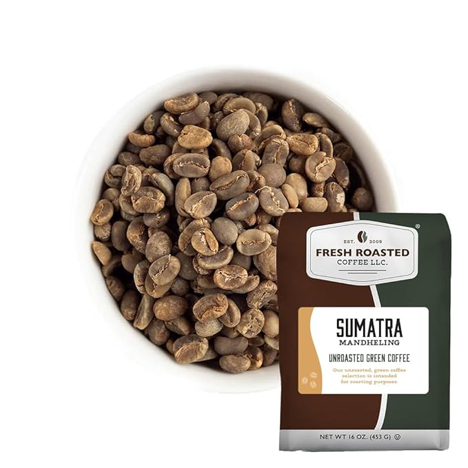 Fresh Roasted Coffee, Unroasted Indo-Pacific Home Roasting Starter Kit, Kosher